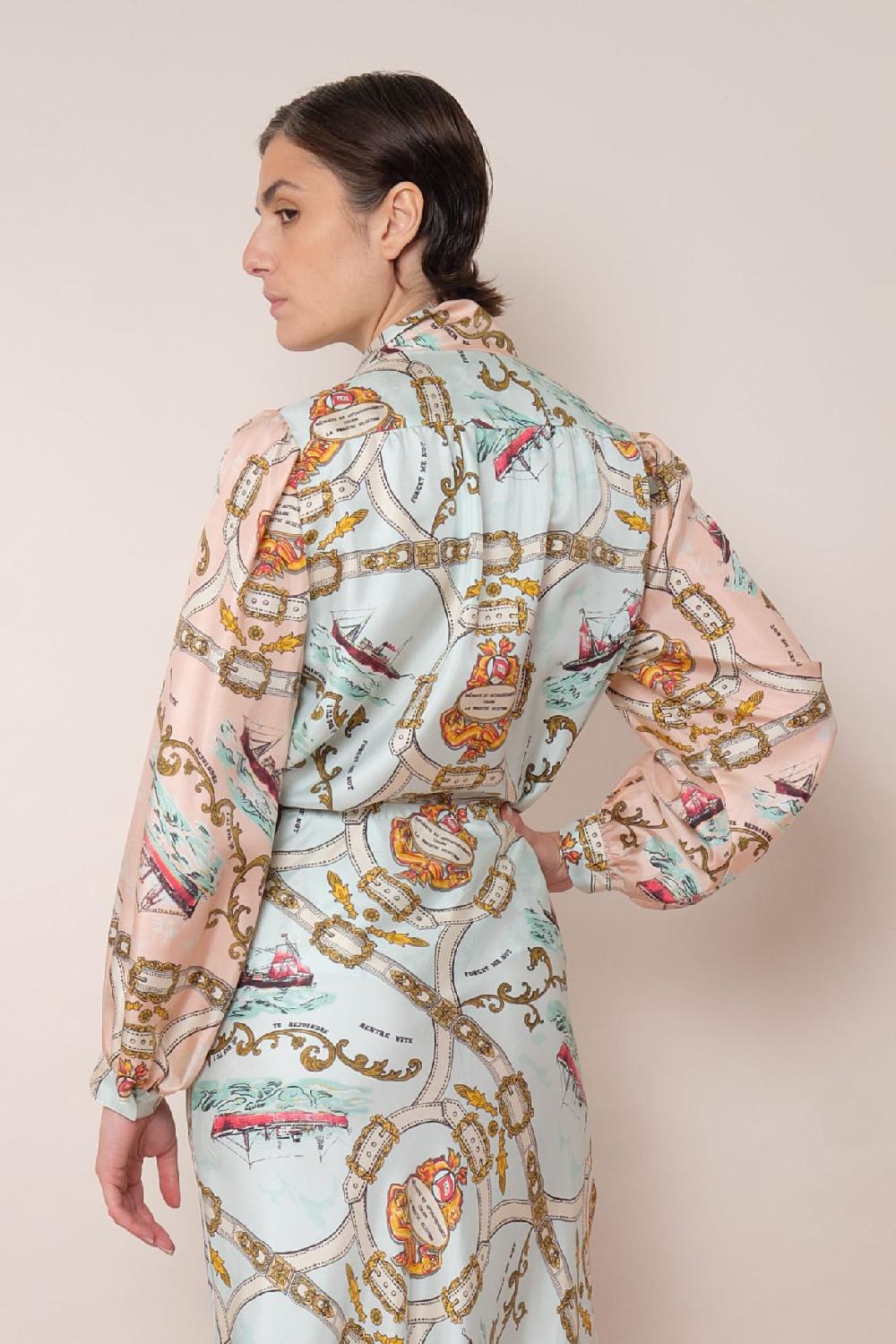 La Prestic Ouiston Chemise FRANCOISE – Mix Attachement Rose