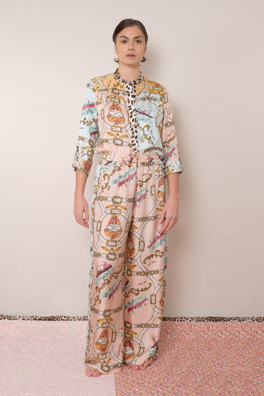 la prestic ouiston Chemise JEANNE – Mix Attachement rose