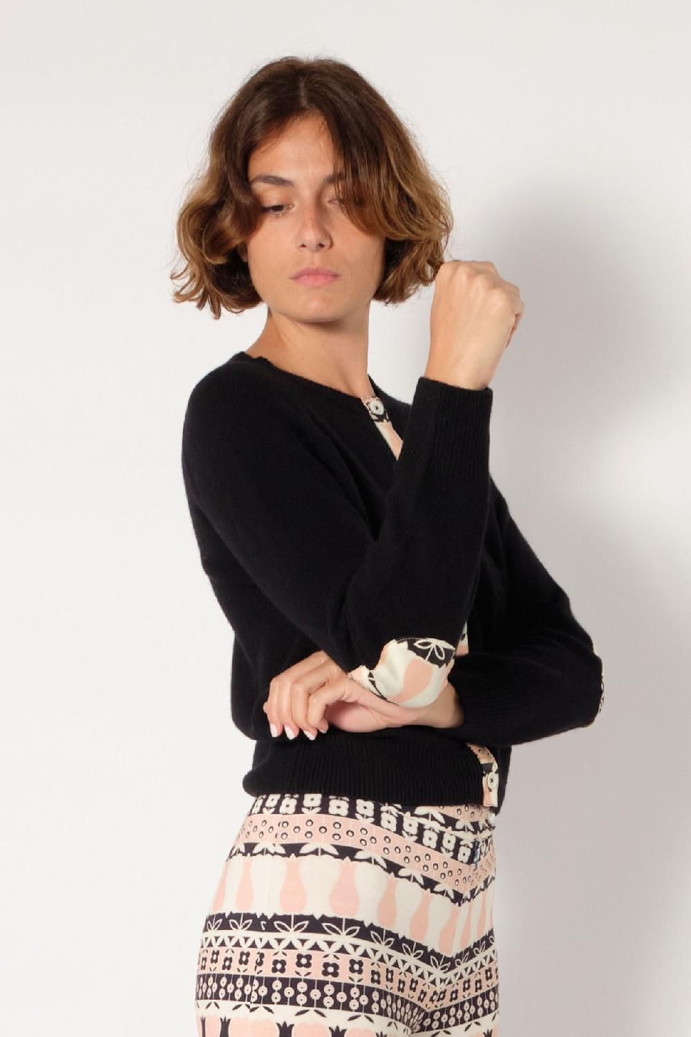 La Prestic Ouiston Cardigan LORIENT – Nero