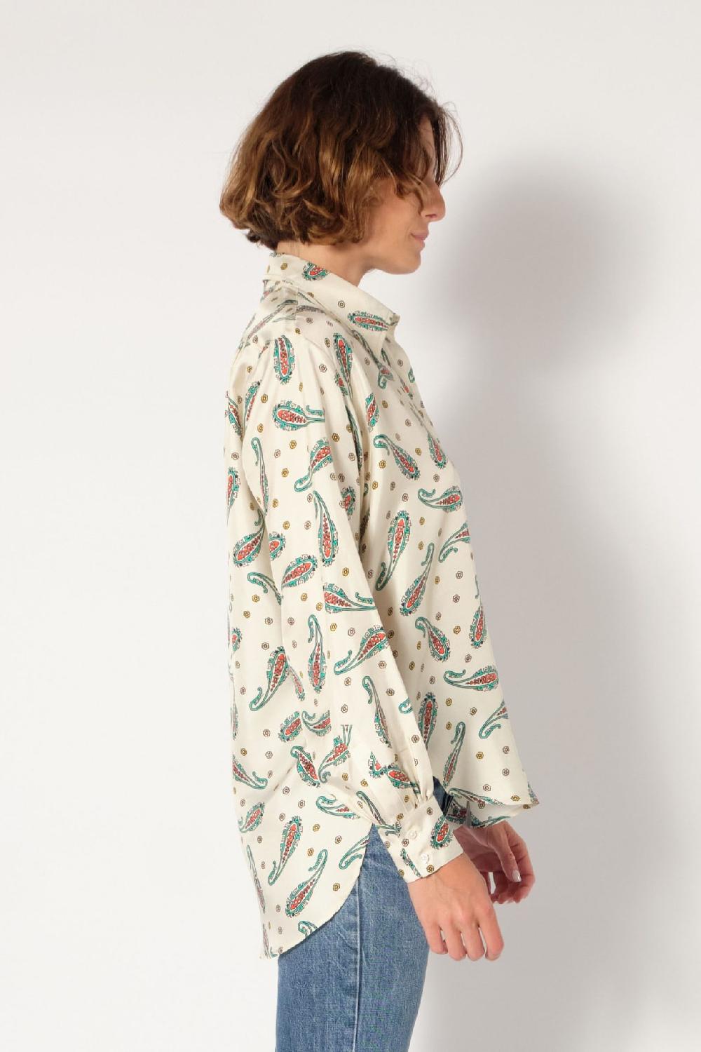 La Prestic Ouiston Chemise BROOKS – Bandana Ecru