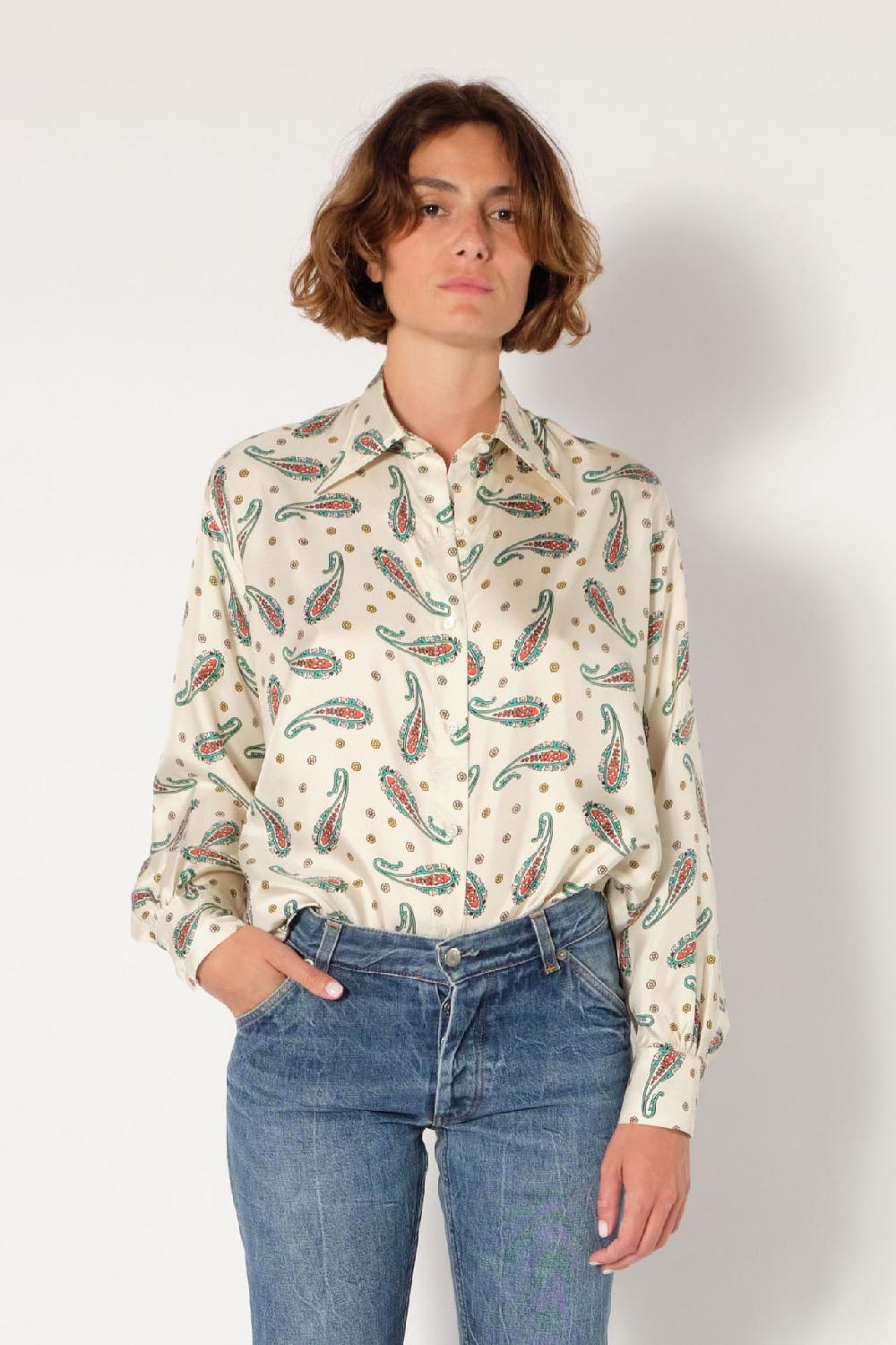 La Prestic Ouiston Chemise BROOKS – Bandana Ecru