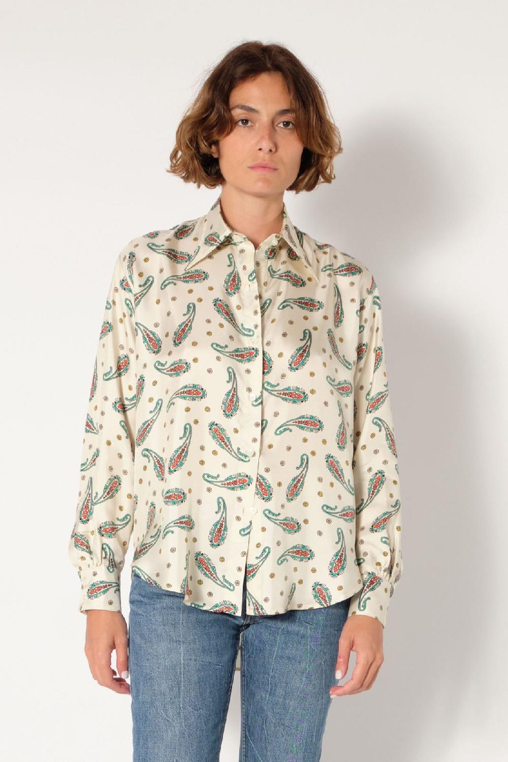 la prestic ouiston Chemise BROOKS – Bandana ecru