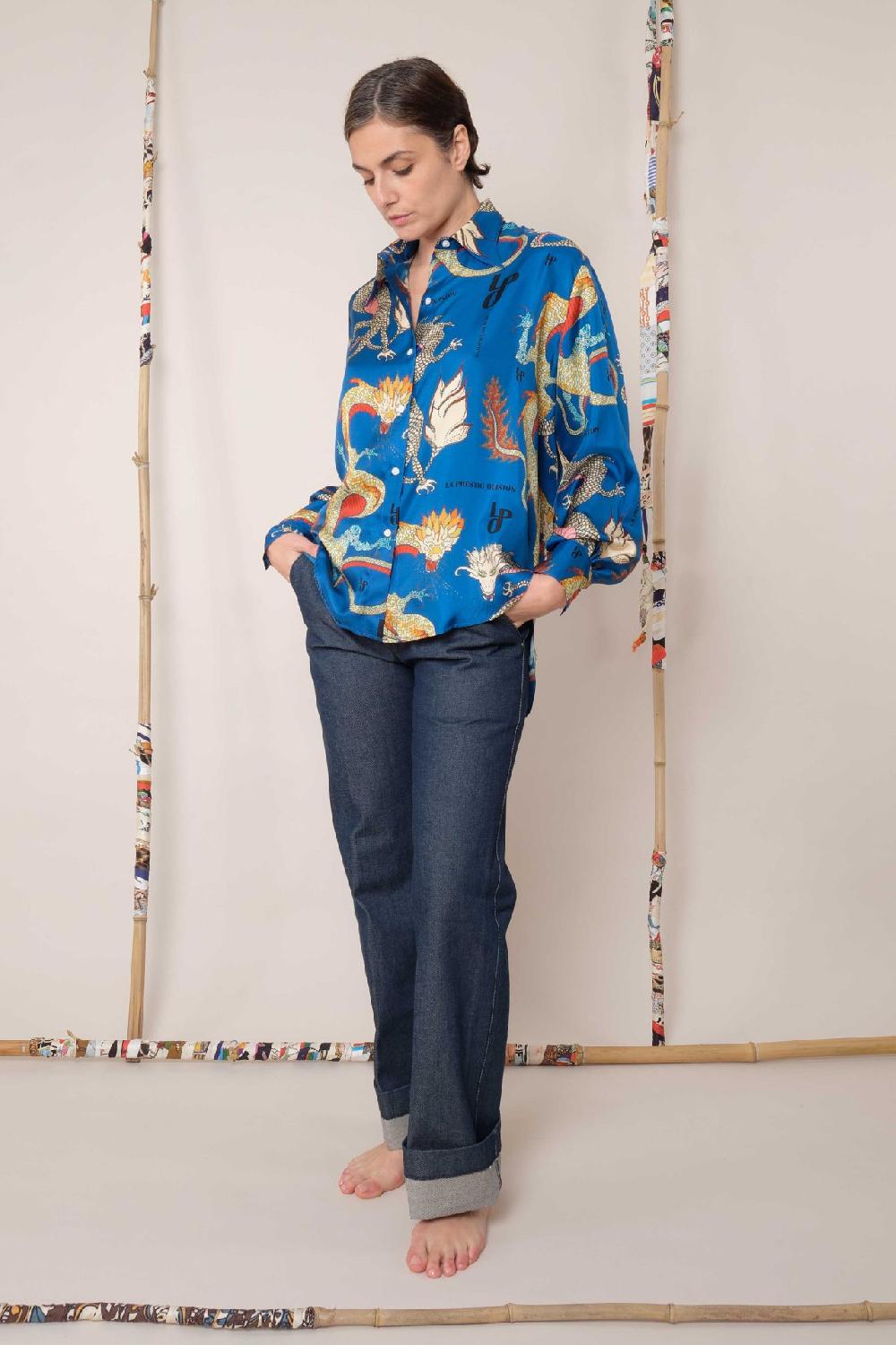 La Prestic Ouiston Chemise BROOKS – Dragon Bleu SPE