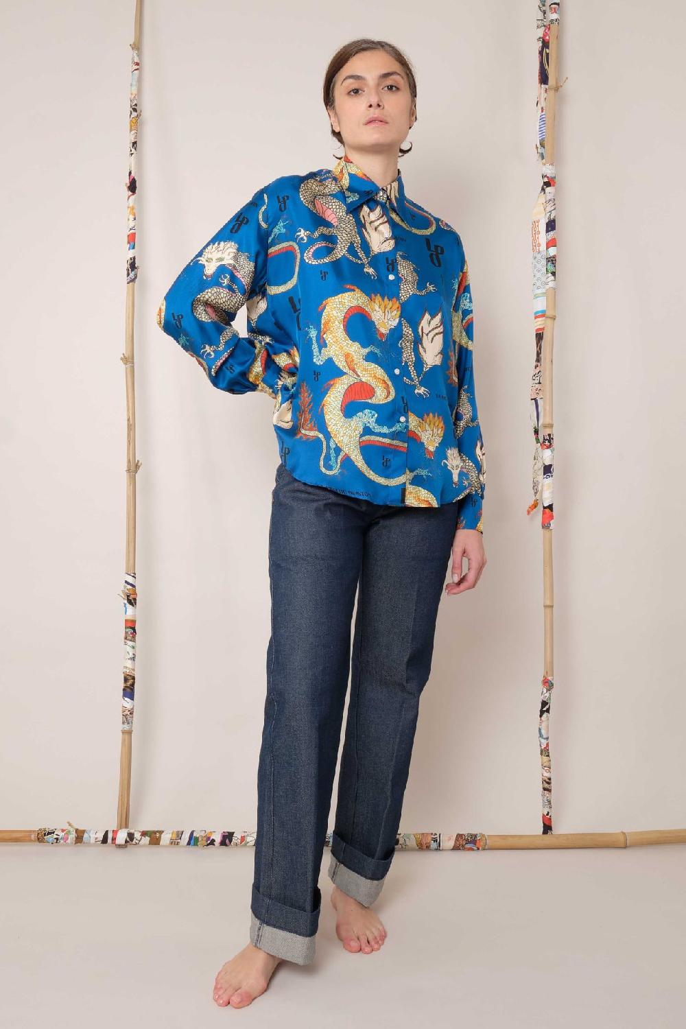 La Prestic Ouiston Chemise BROOKS – Dragon Bleu SPE