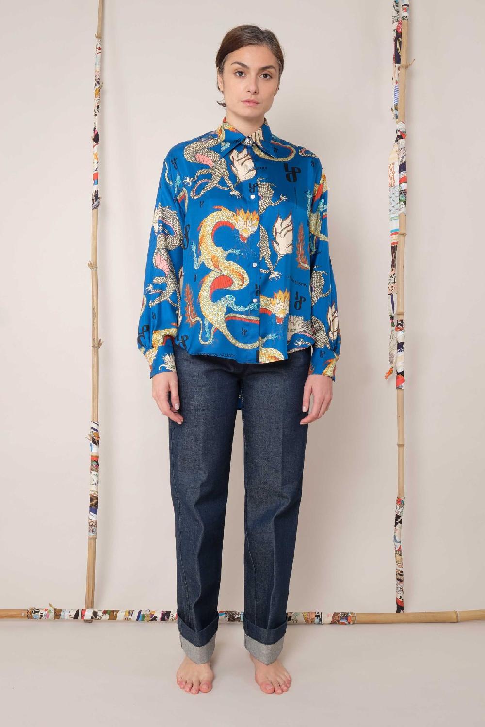 la prestic ouiston Chemise BROOKS – Dragon bleu SPE