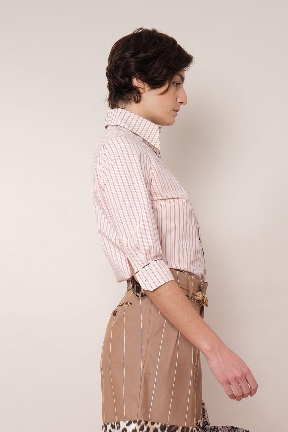 La Prestic Ouiston Chemise EMMANUELLE – Raye Rose