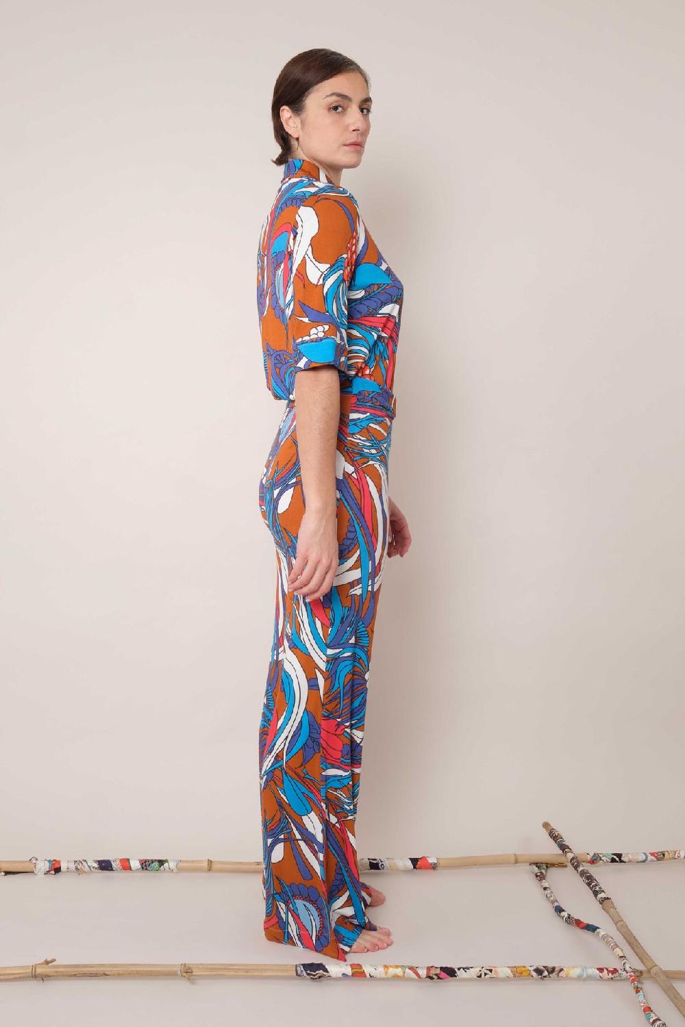 La Prestic Ouiston Pantalon GIUDECCA – Corail Epice