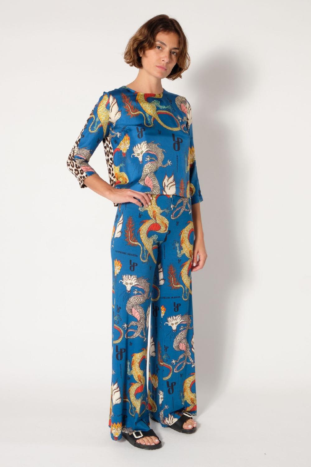 La Prestic Ouiston Pantalon GIUDECCA – Dragon Bleu