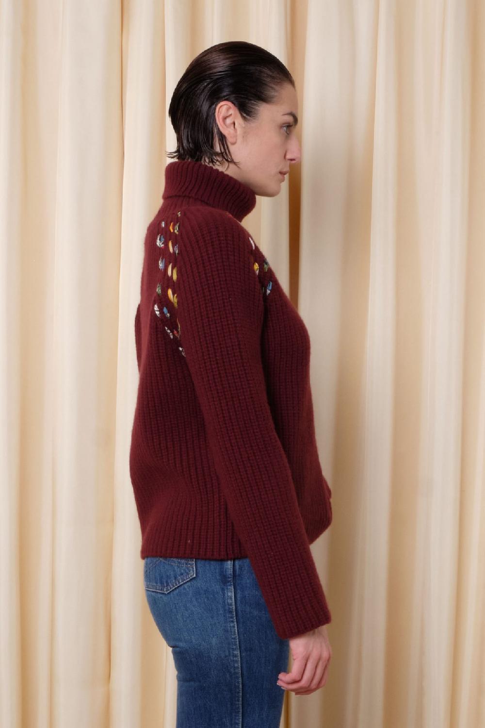 La Prestic Ouiston Pull HEMINGWAY – Granata