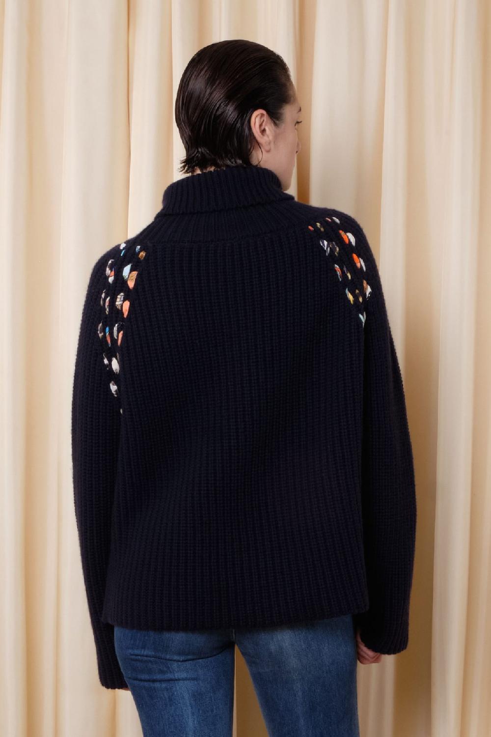La Prestic Ouiston Pull HEMINGWAY – Navy