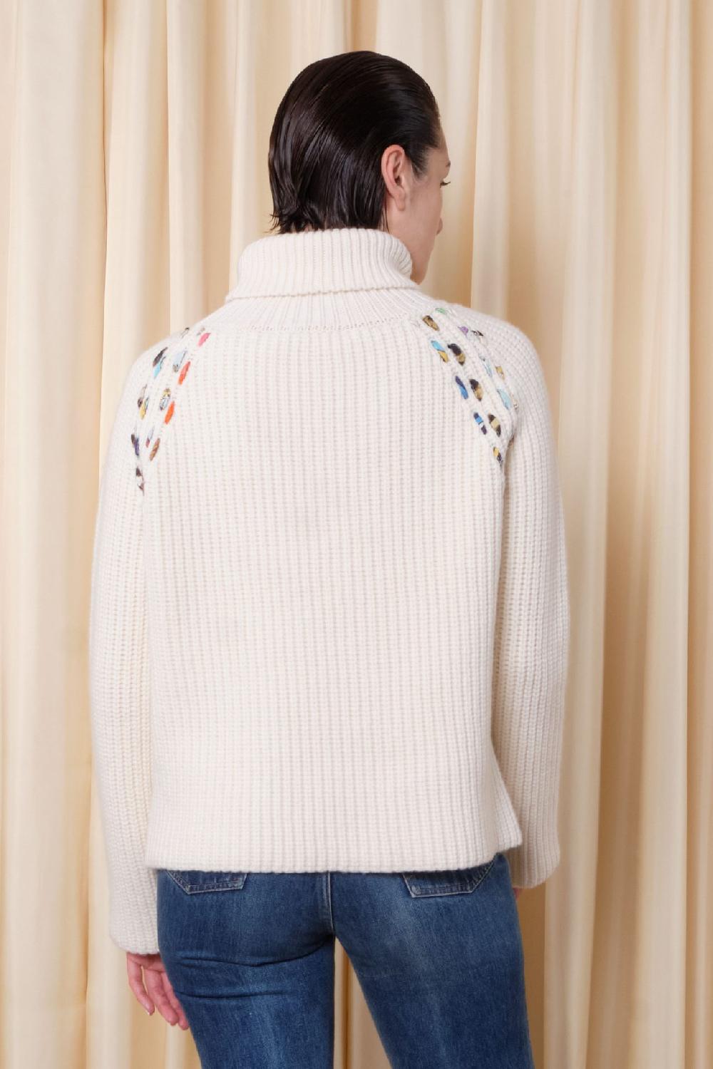 La Prestic Ouiston Pull HEMINGWAY – Panna