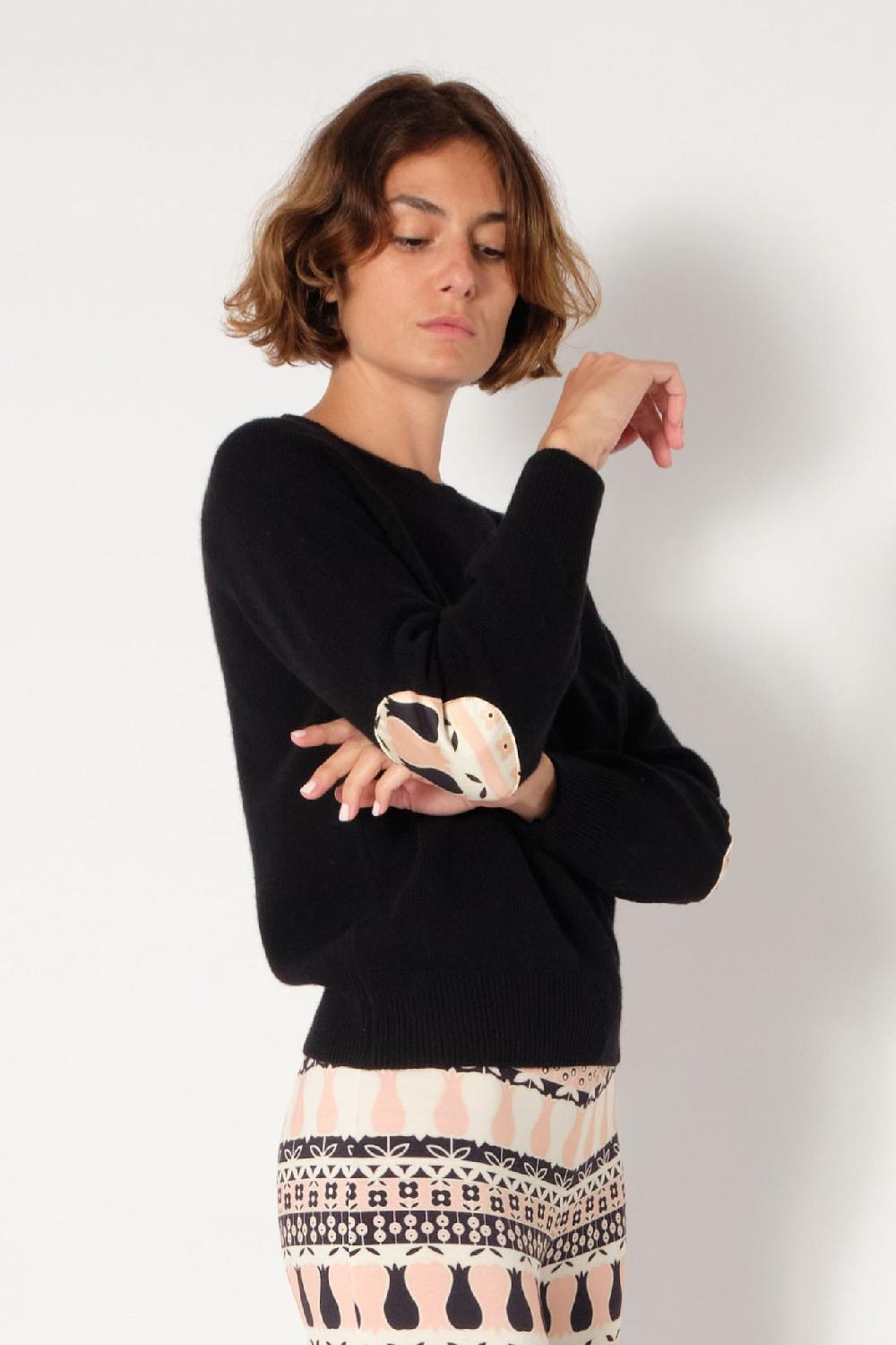 La Prestic Ouiston Pull RAS DU COU – Nero