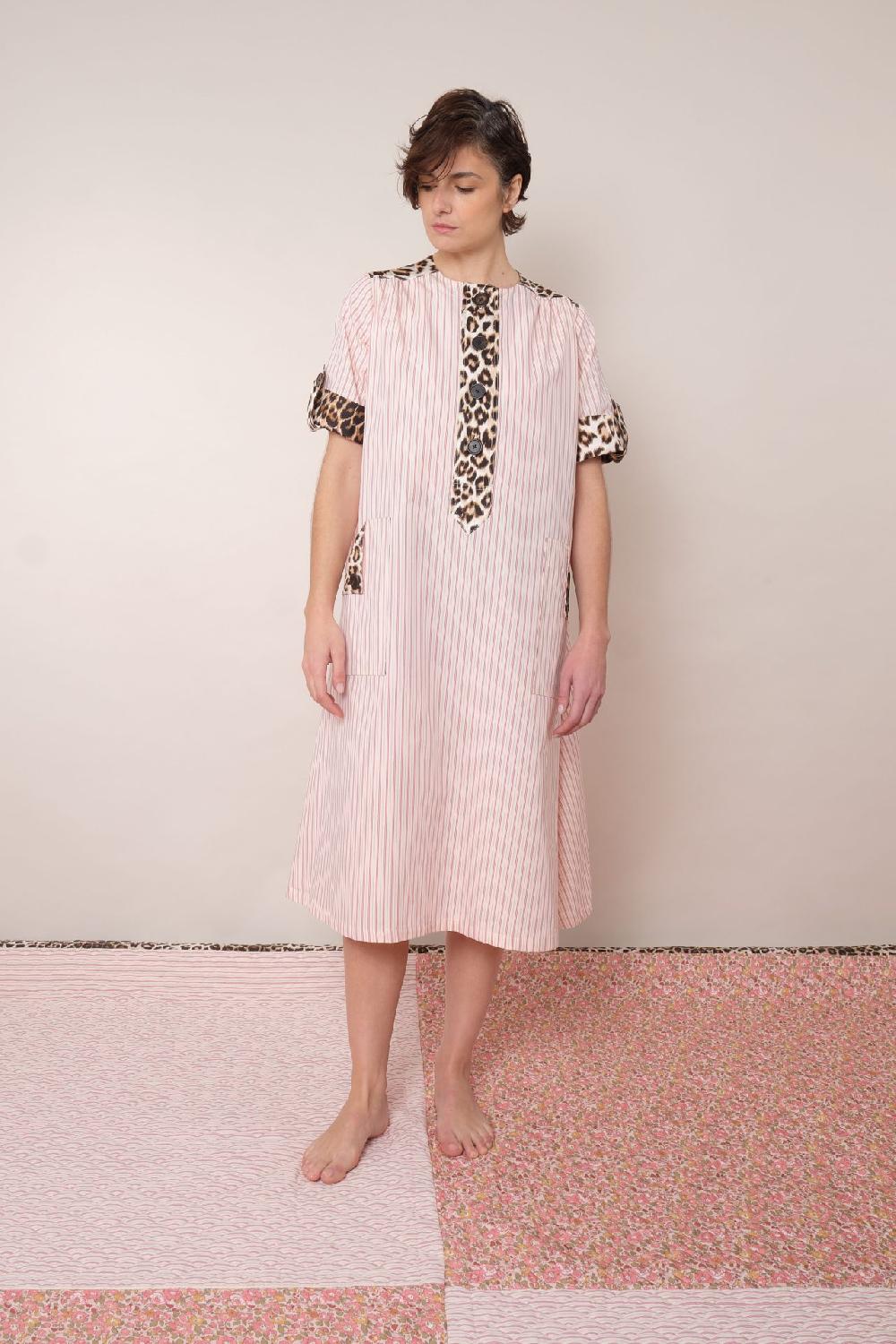 la prestic ouiston Robe ARRADON – Mix Raye rose