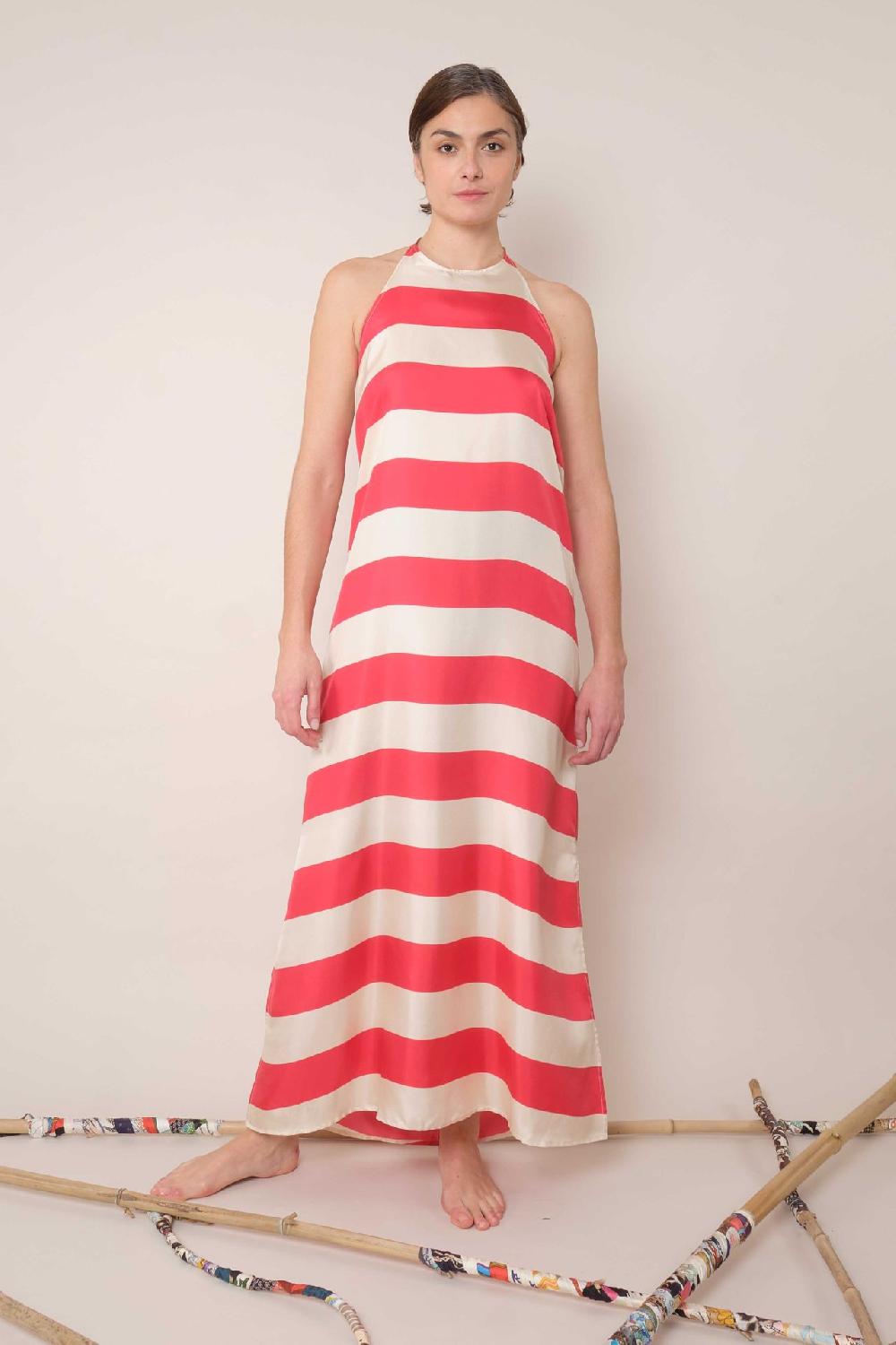 la prestic ouiston Robe MARBELLA – Raye Polo fuchsia