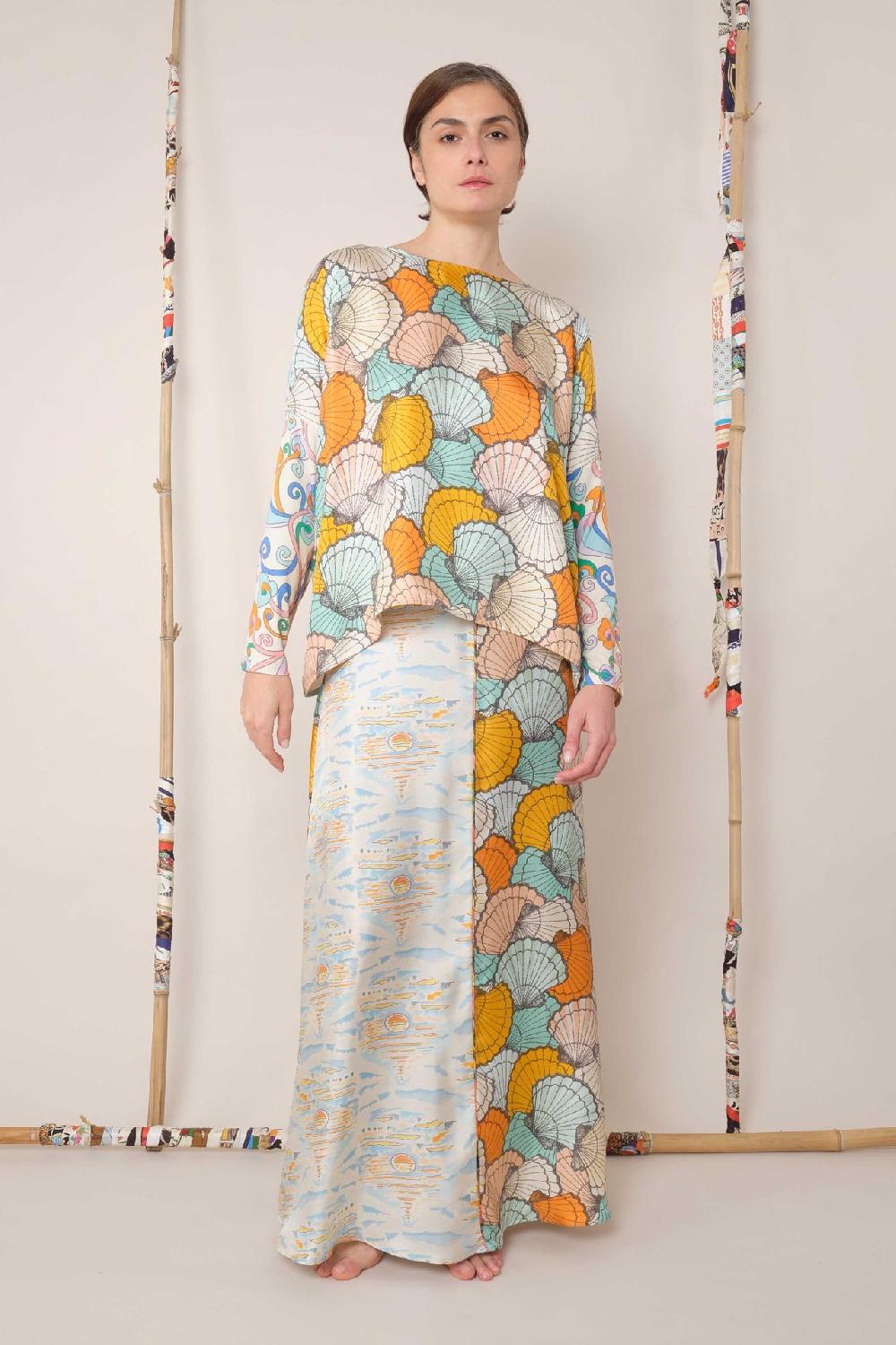 la prestic ouiston Top JANINE – Mix L.A. Sunset Ciel