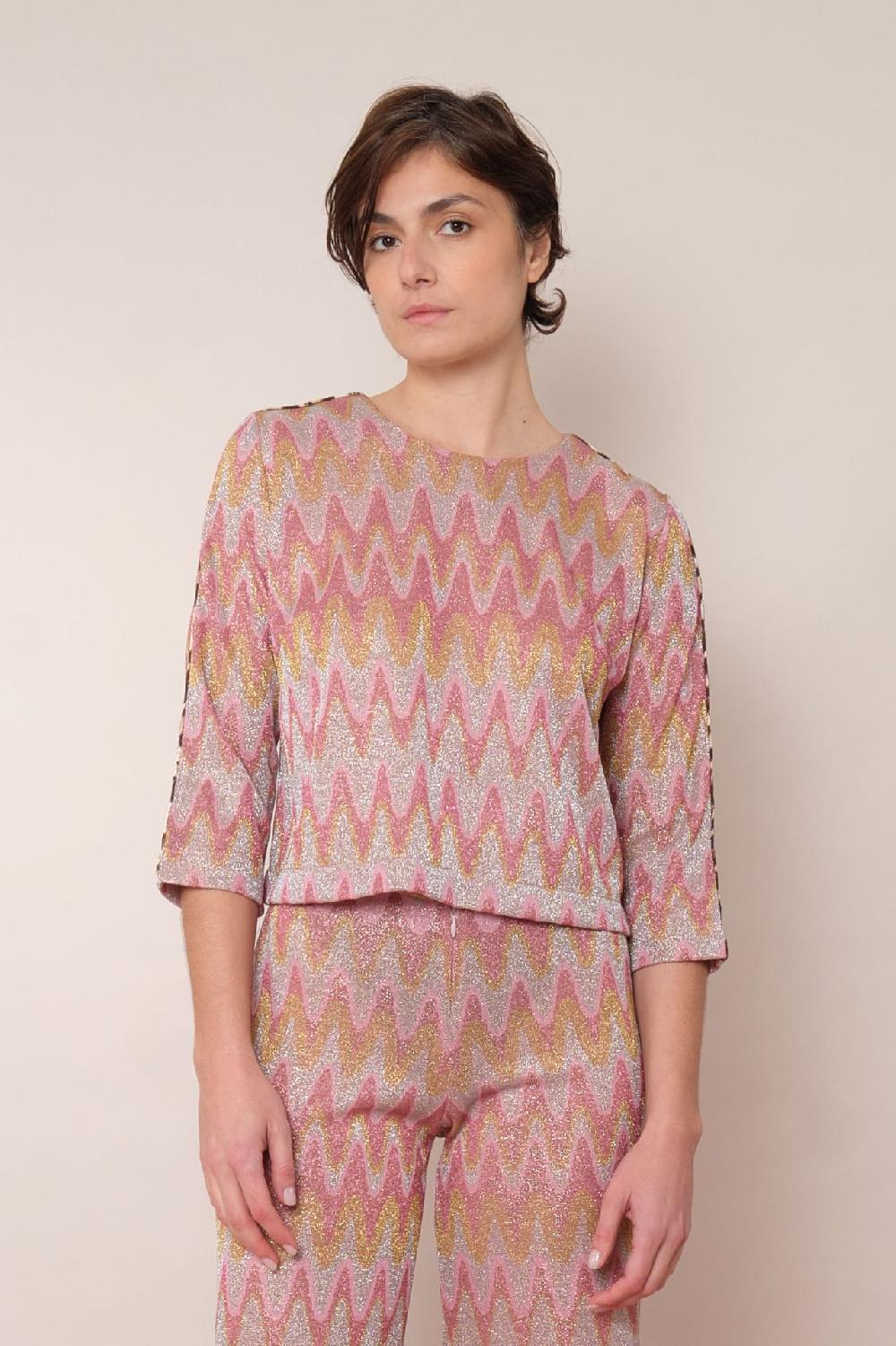 La Prestic Ouiston Top KELLY – Vague Rose