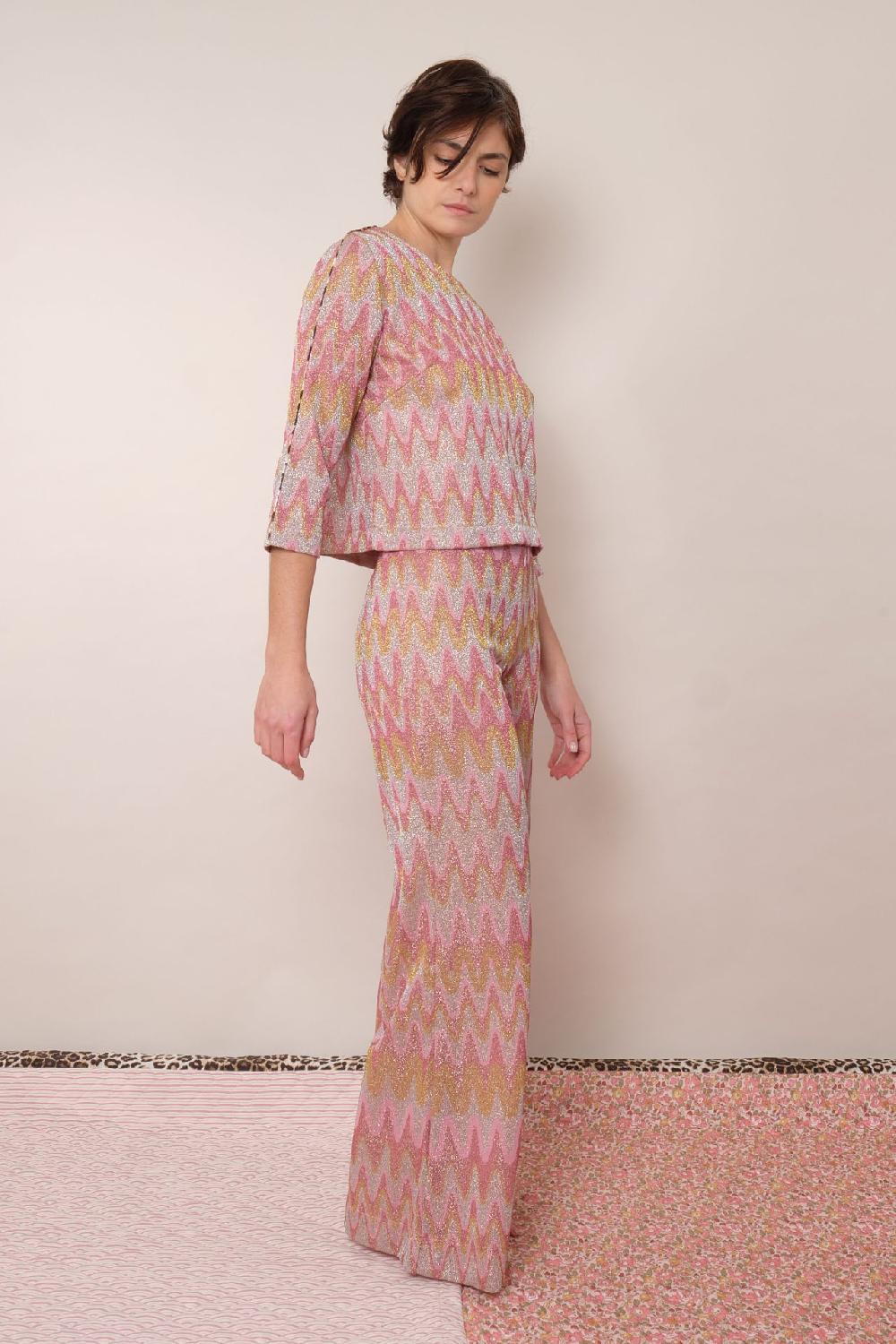 La Prestic Ouiston Top KELLY – Vague Rose