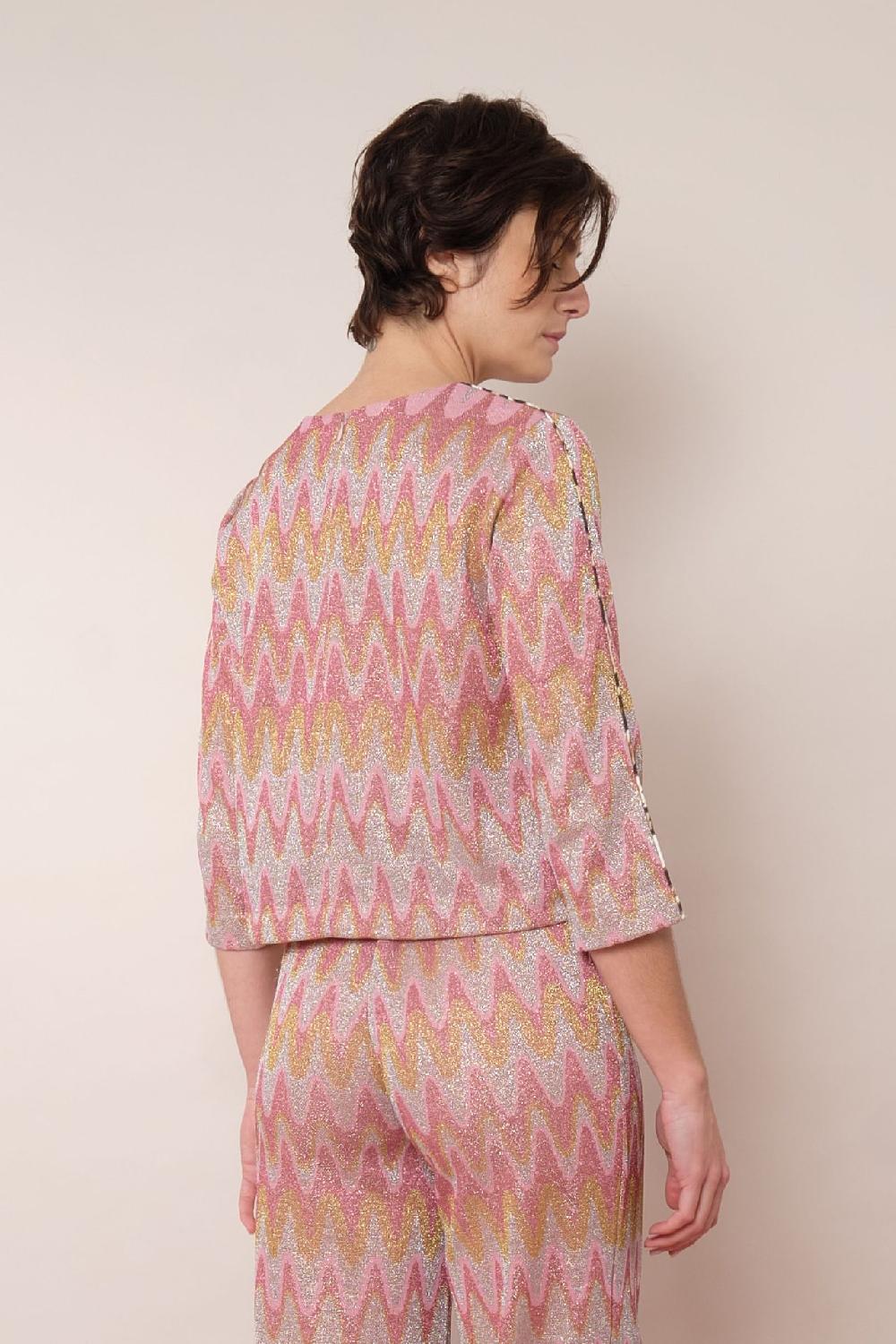 La Prestic Ouiston Top KELLY – Vague Rose