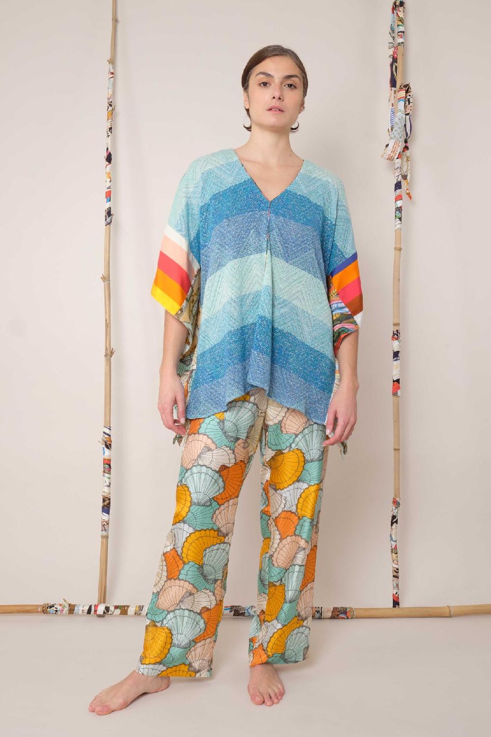 la prestic ouiston Top VICTOIRE – Mix Chevron bleu