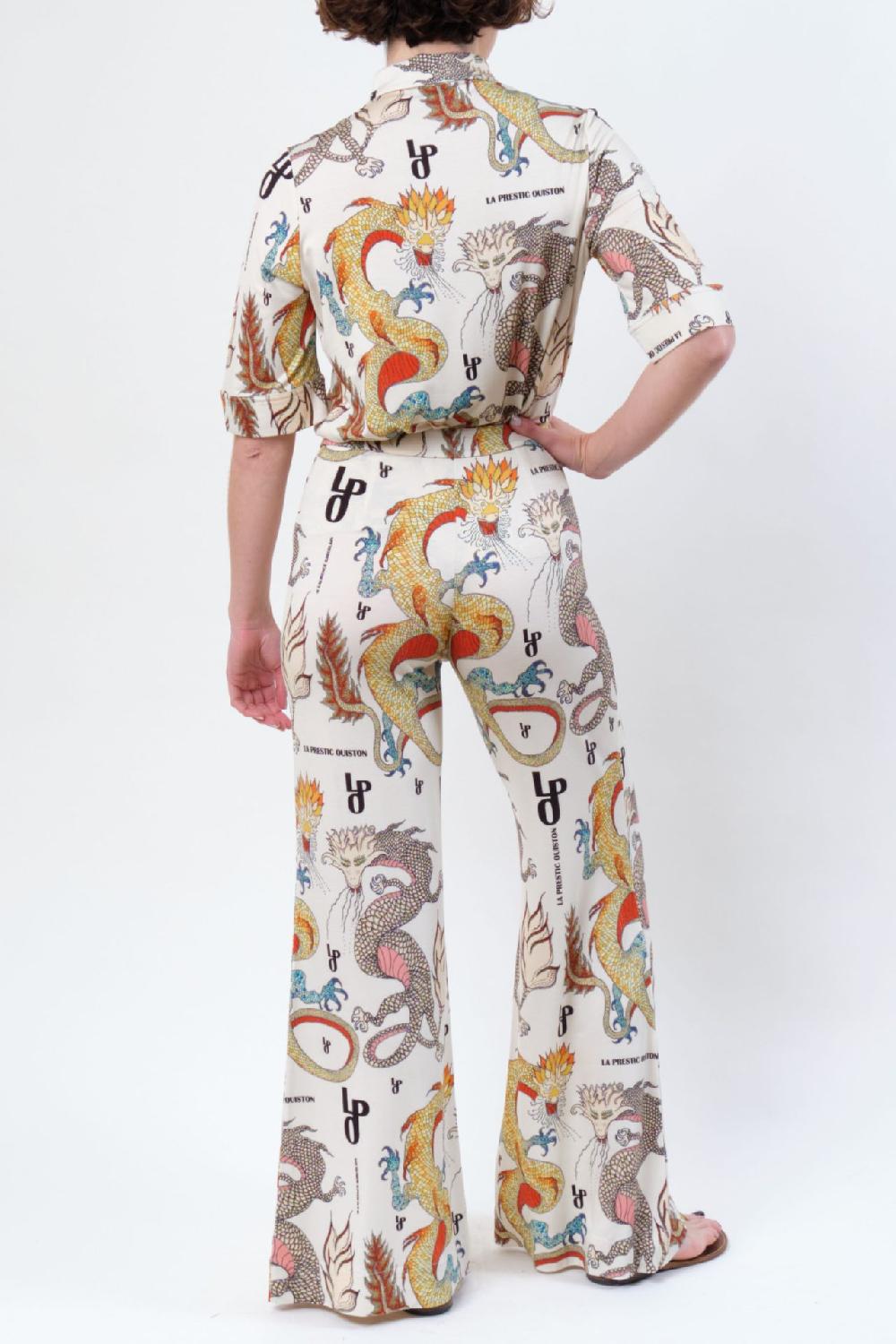 La Prestic Ouiston Pantalon GIUDECCA – Dragon LPO écru