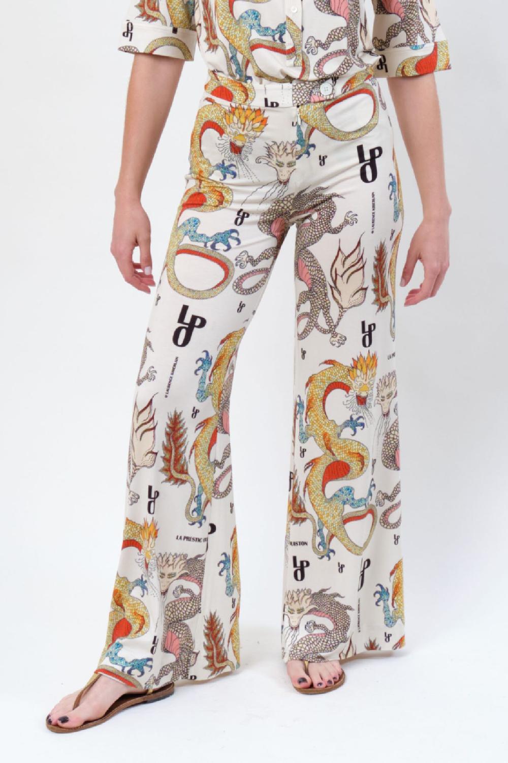 La Prestic Ouiston Pantalon GIUDECCA – Dragon LPO écru