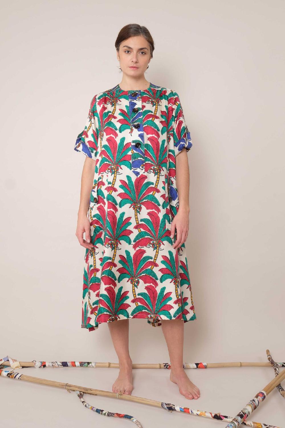 la prestic ouiston Robe ARRADON – Mix Palmeraie fuchsia