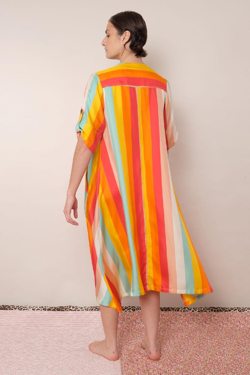 La Prestic Ouiston Robe ARRADON – Mix Raye Multi Acidulé