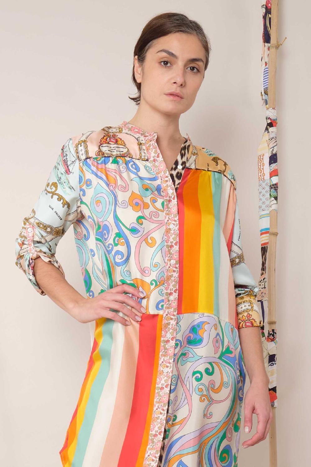 La Prestic Ouiston Robe OPEN IT – Mix Arabesque Lilas