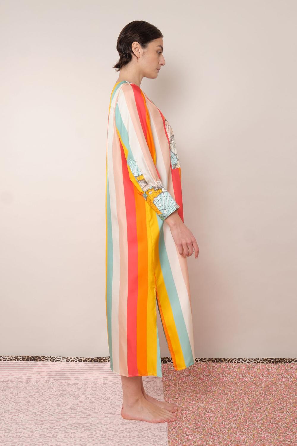 La Prestic Ouiston Robes CABOURG – Mix Raye Multi Acidulé