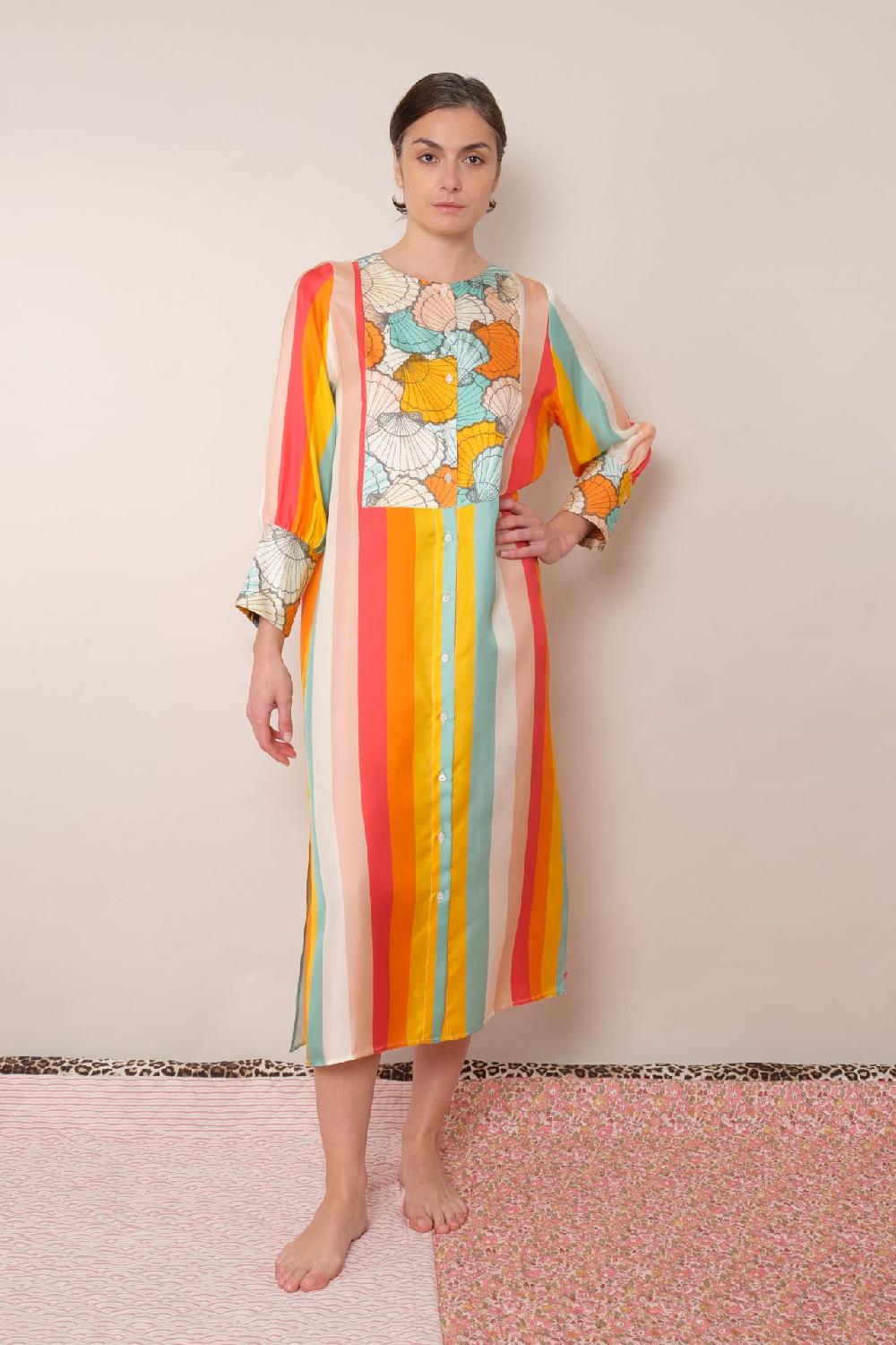 la prestic ouiston Robes CABOURG – Mix Raye multi Acidulé