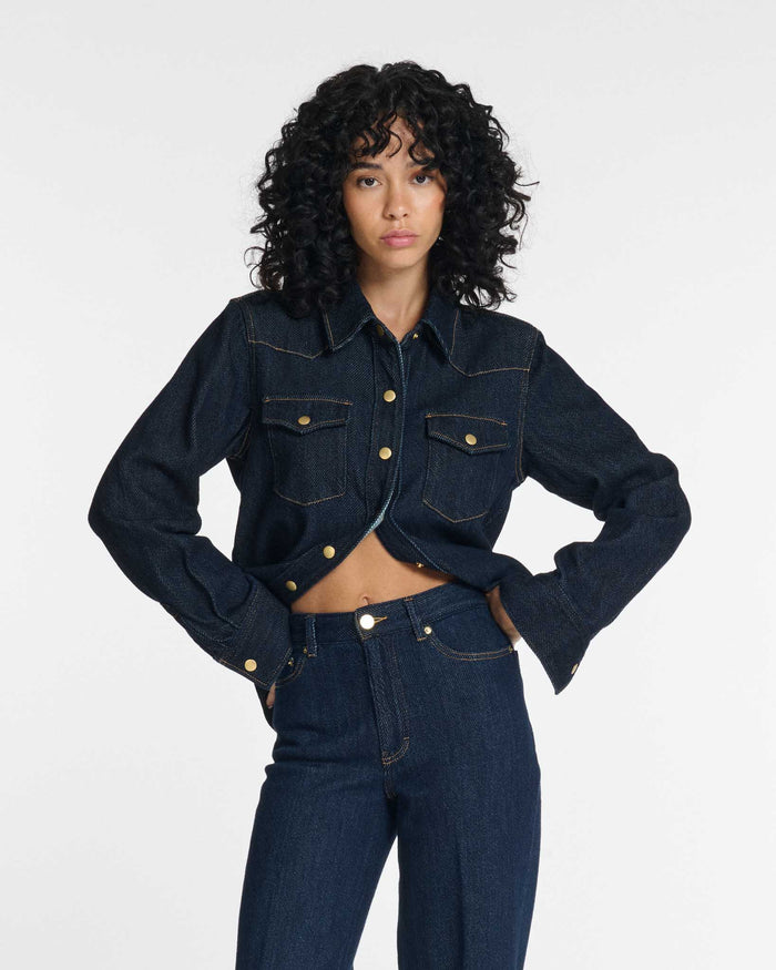 lab dip Chemise ajustée DENIM 3D DALIA