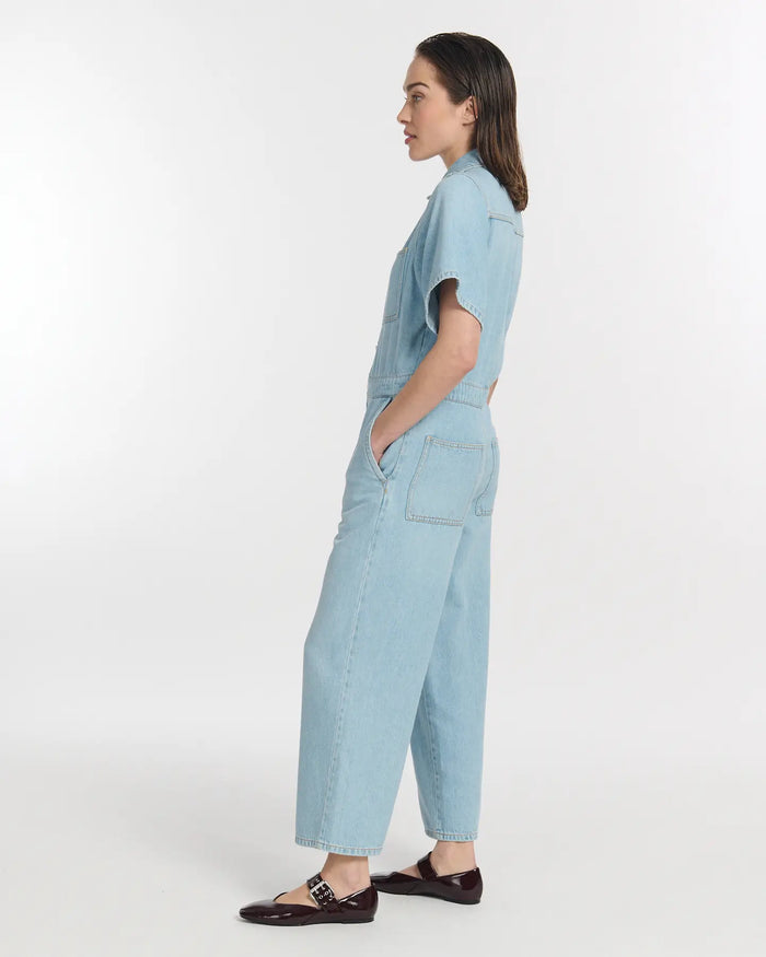 Lab Dip Combinaison Droit Large DENIM TENCEL FREYA
