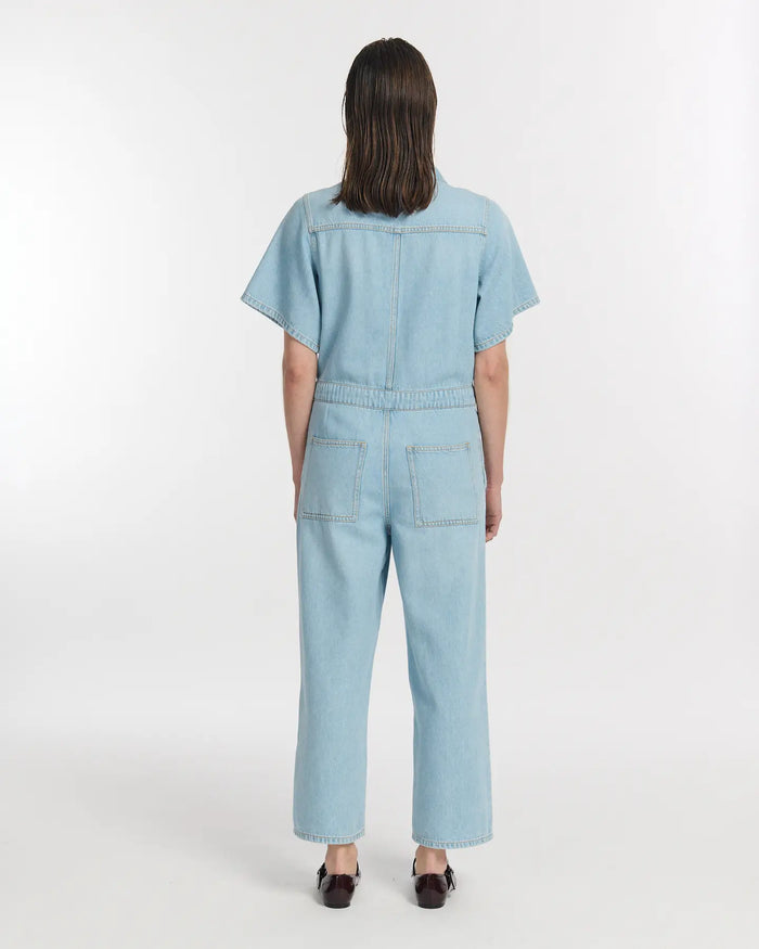 Lab Dip Combinaison Droit Large DENIM TENCEL FREYA