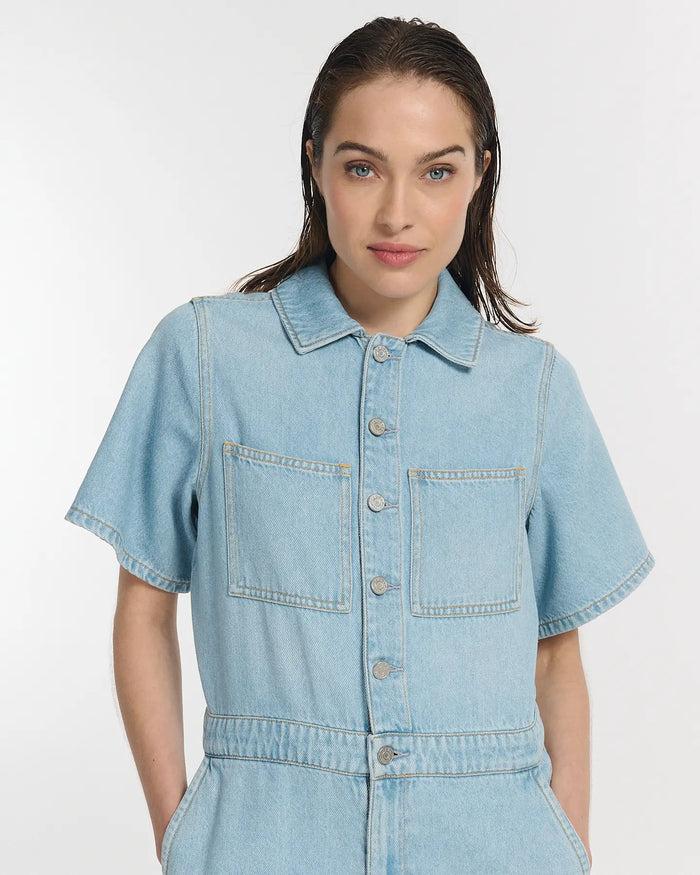 Lab Dip Combinaison Droit Large DENIM TENCEL FREYA