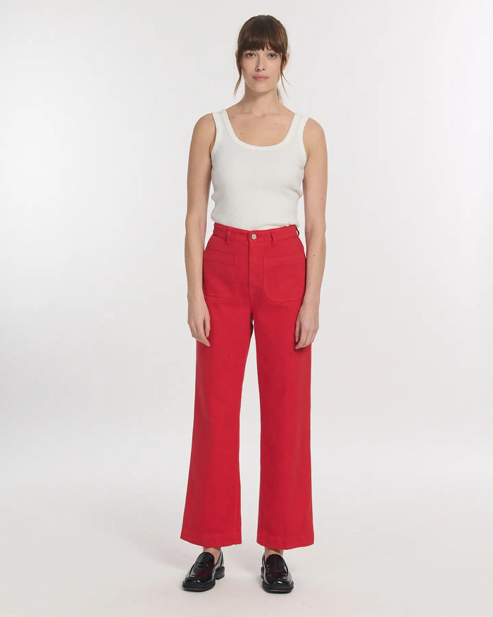 Lab Dip Jeans Droit Large DENIM COULEUR SAMUEL