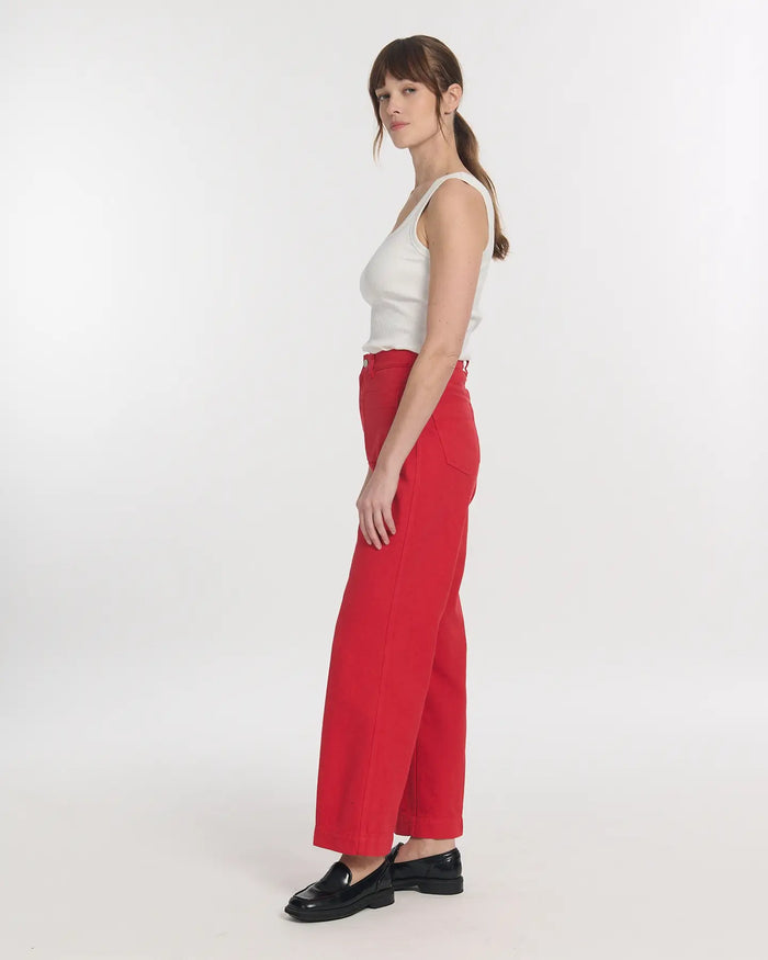 Lab Dip Jeans Droit Large DENIM COULEUR SAMUEL