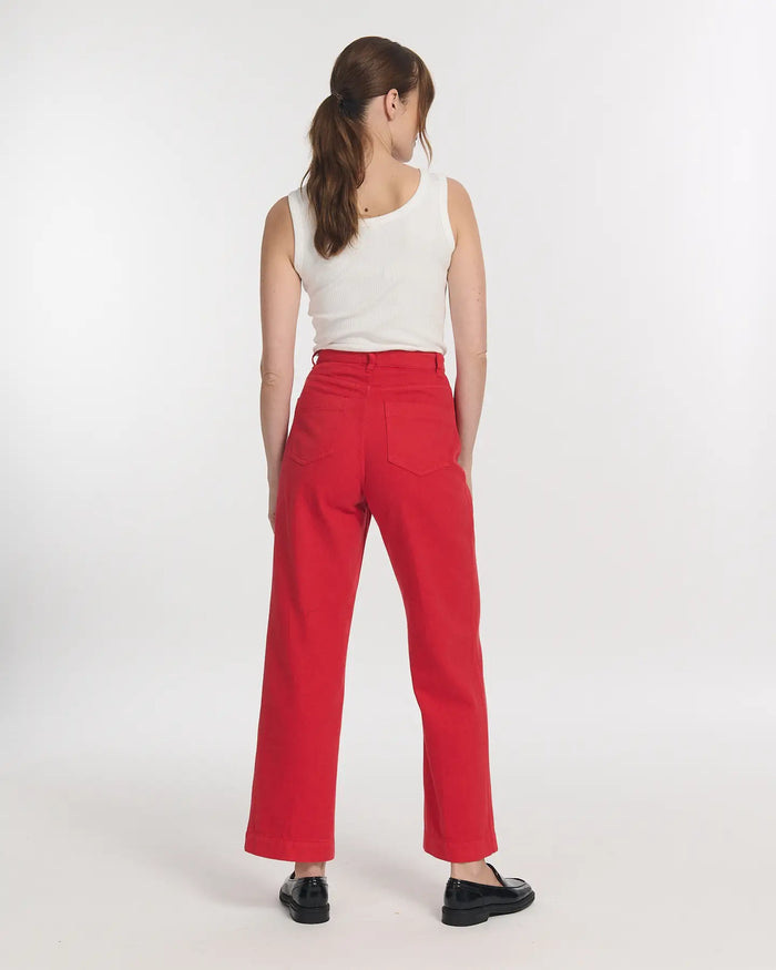 Lab Dip Jeans Droit Large DENIM COULEUR SAMUEL
