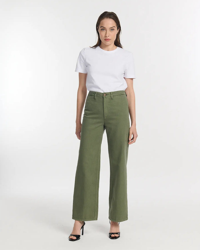 Lab Dip Jeans Droit Large DENIM COULEUR SWANN