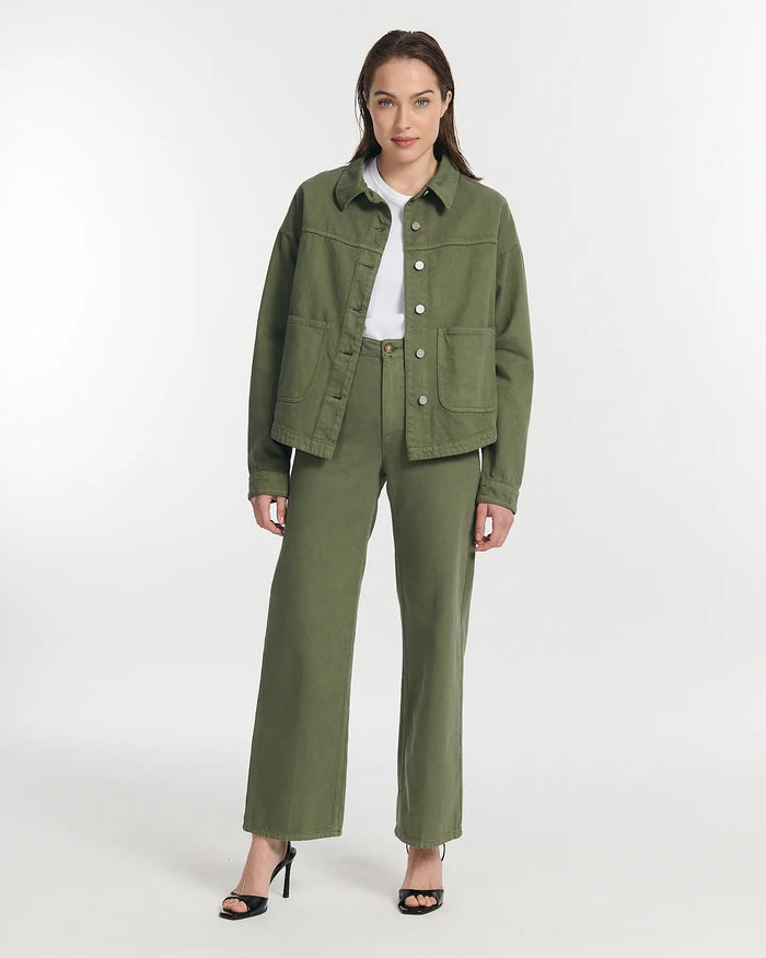 lab dip Jeans droit large DENIM COULEUR SWANN