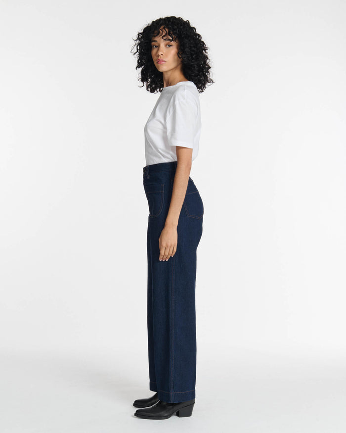 Lab Dip Jeans Droit Large DENIM SAMUEL