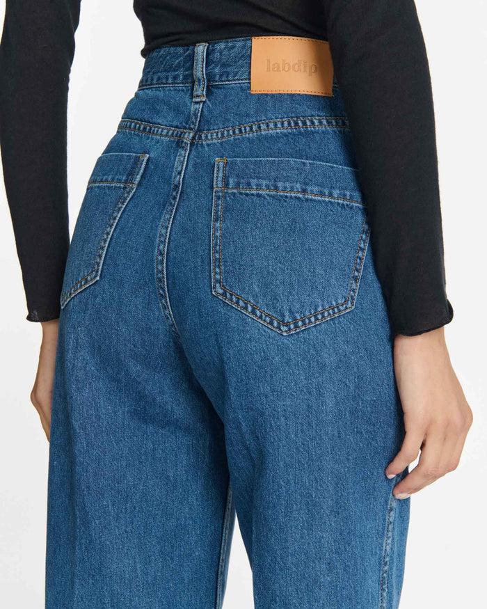 Lab Dip Jeans Droit Large DENIM SAMUEL
