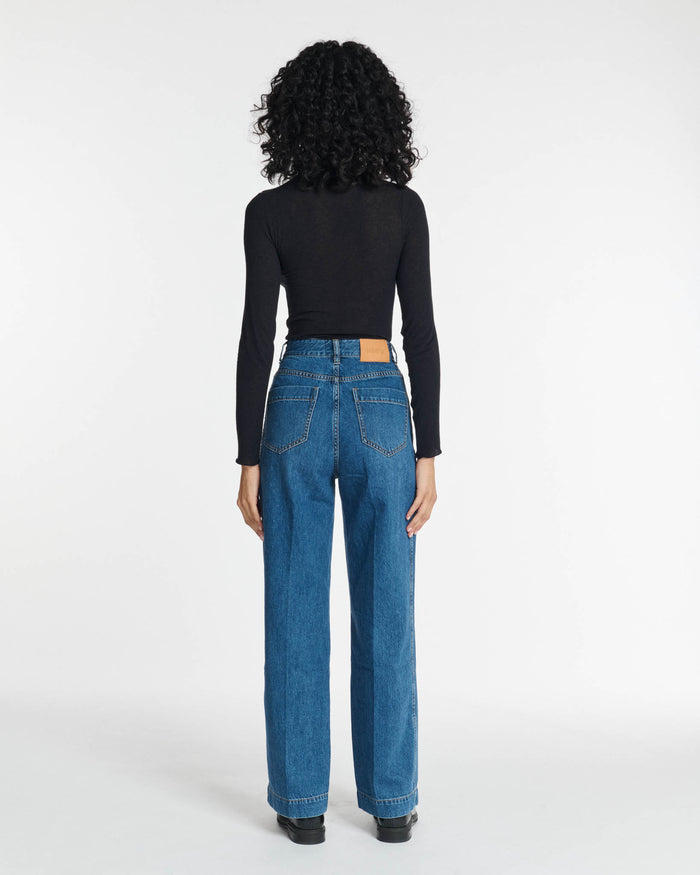 Lab Dip Jeans Droit Large DENIM SAMUEL