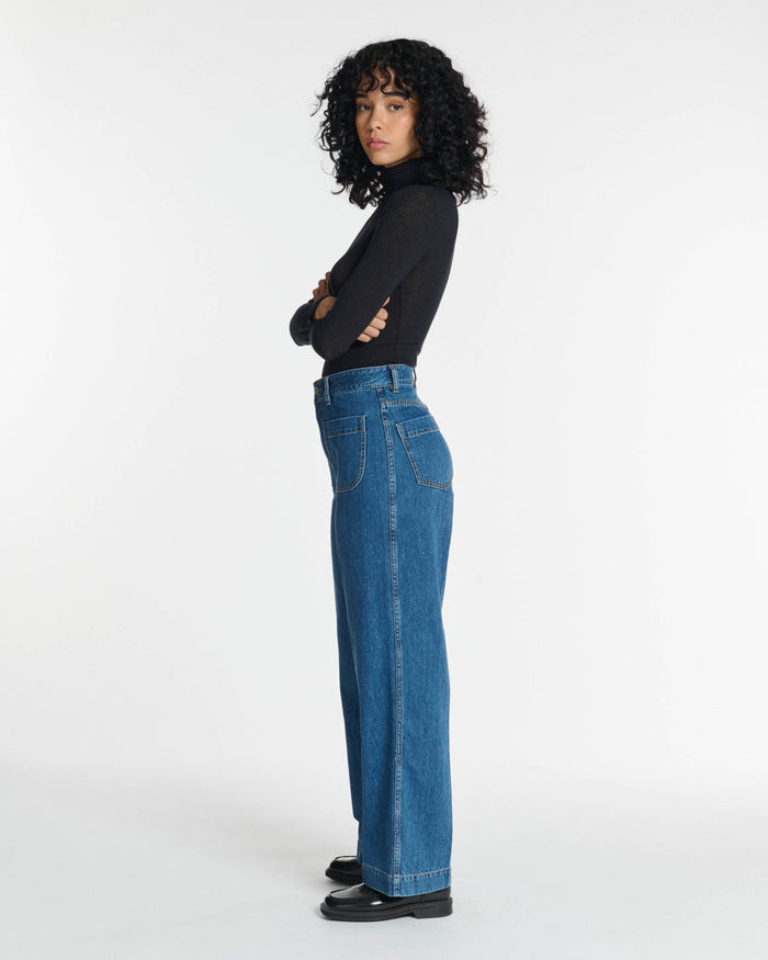 Lab Dip Jeans Droit Large DENIM SAMUEL