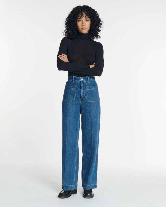 lab dip Jeans droit large DENIM SAMUEL