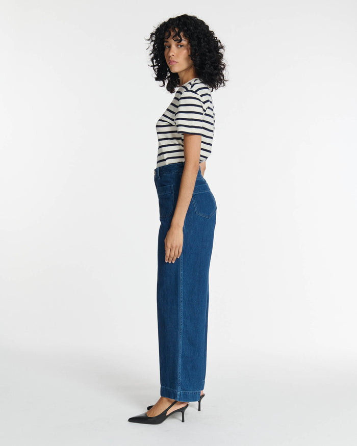 Lab Dip Jeans Droit Large DENIM SAMUEL