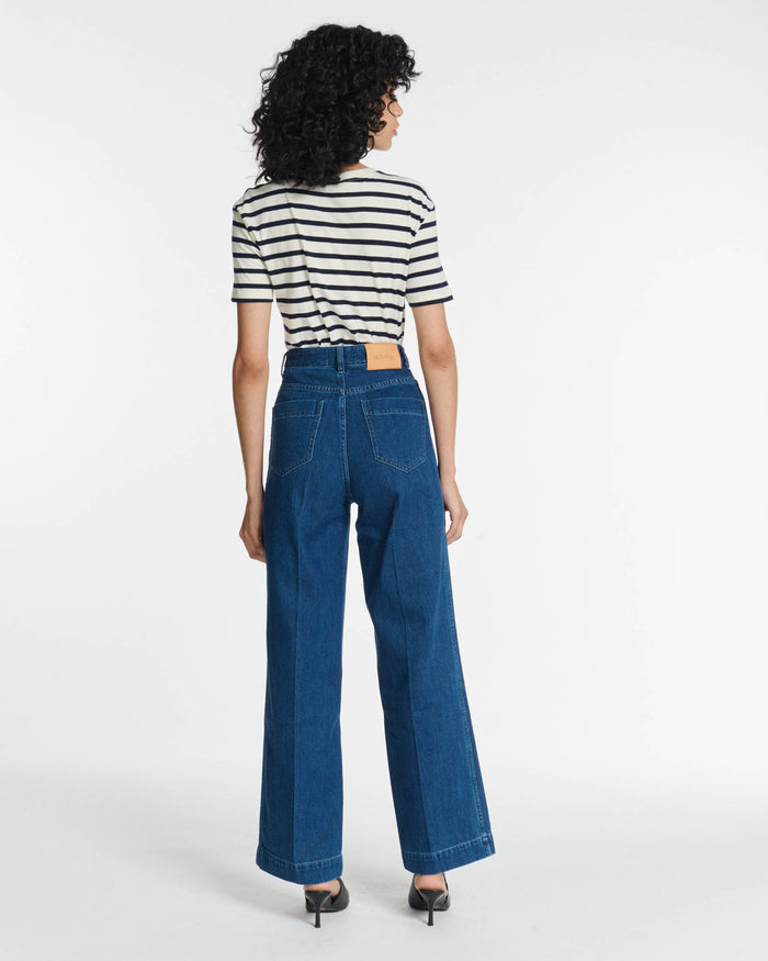 Lab Dip Jeans Droit Large DENIM SAMUEL