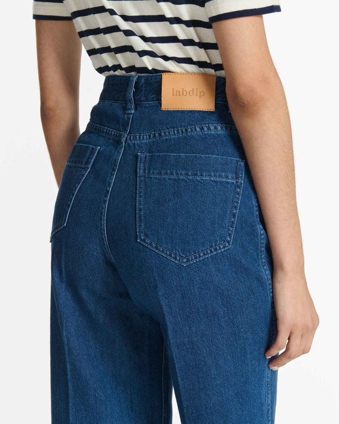 Lab Dip Jeans Droit Large DENIM SAMUEL