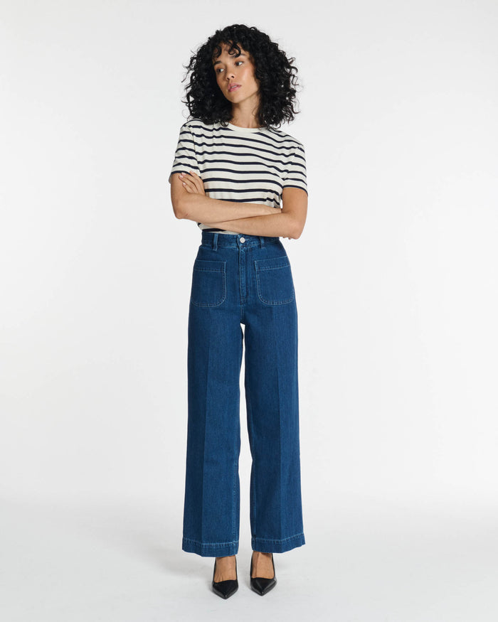lab dip Jeans droit large DENIM SAMUEL