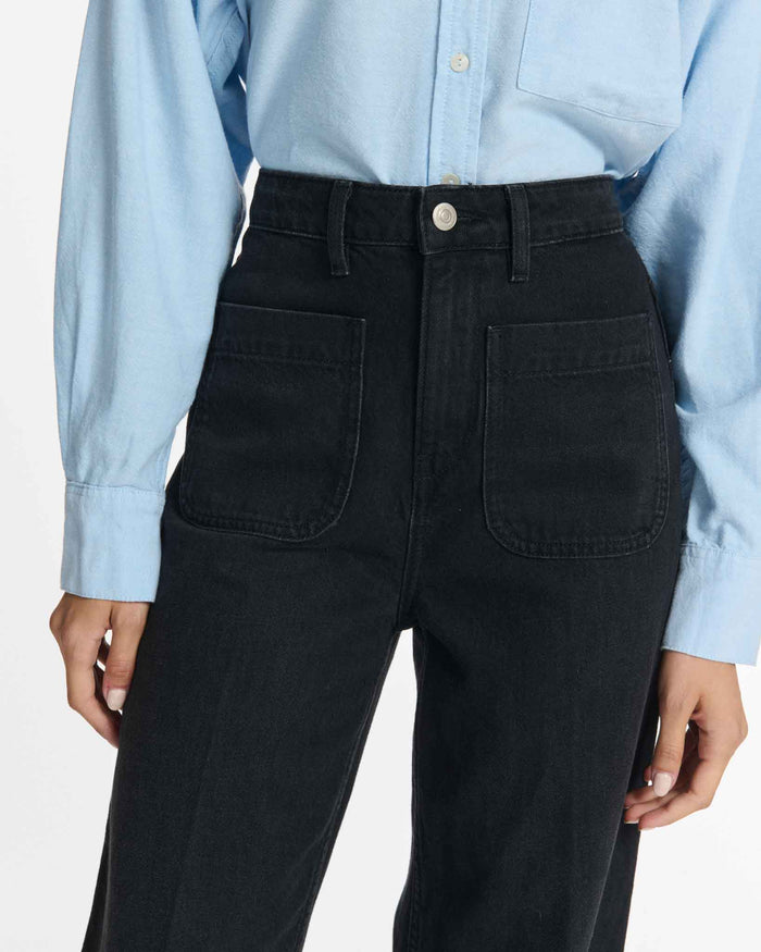 Lab Dip Jeans Droit Large DENIM SAMUEL