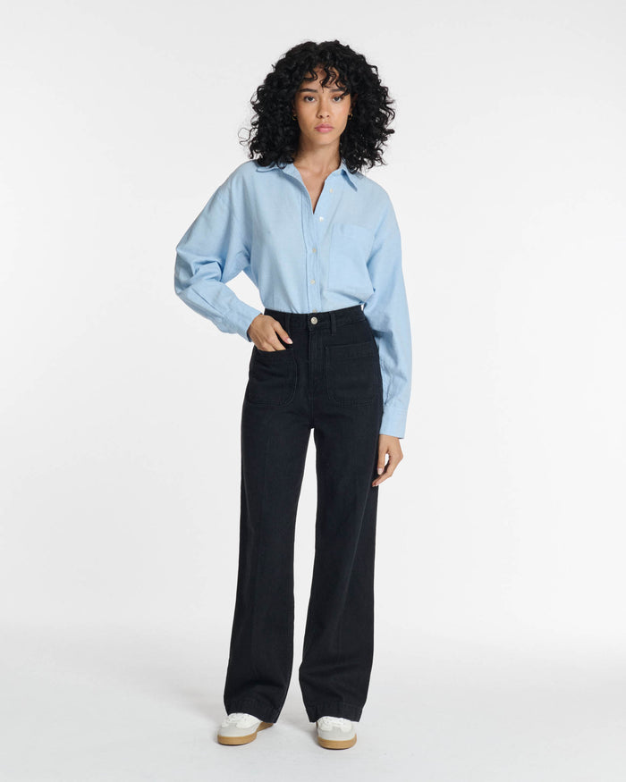 lab dip Jeans droit large DENIM SAMUEL